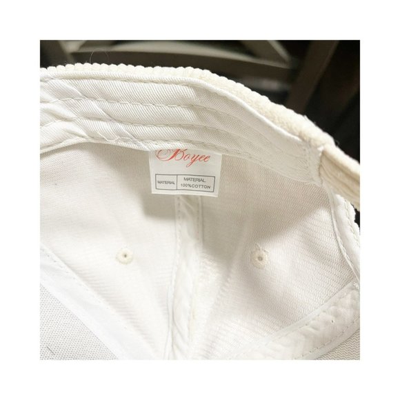 BOYEE Cream Corduroy THRILLS Casual Baseball Cap 100% Cotton One Size - Picture 6 of 8